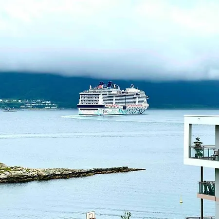 Apartment Toppleilighet Med Utsikt, Sentralt I Alesund!
