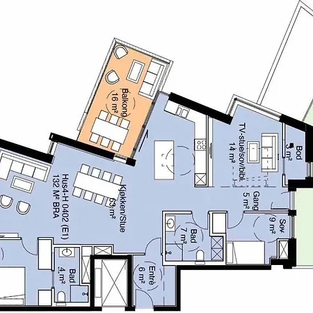 Apartment Toppleilighet Med Utsikt, Sentralt I Alesund! Alesund